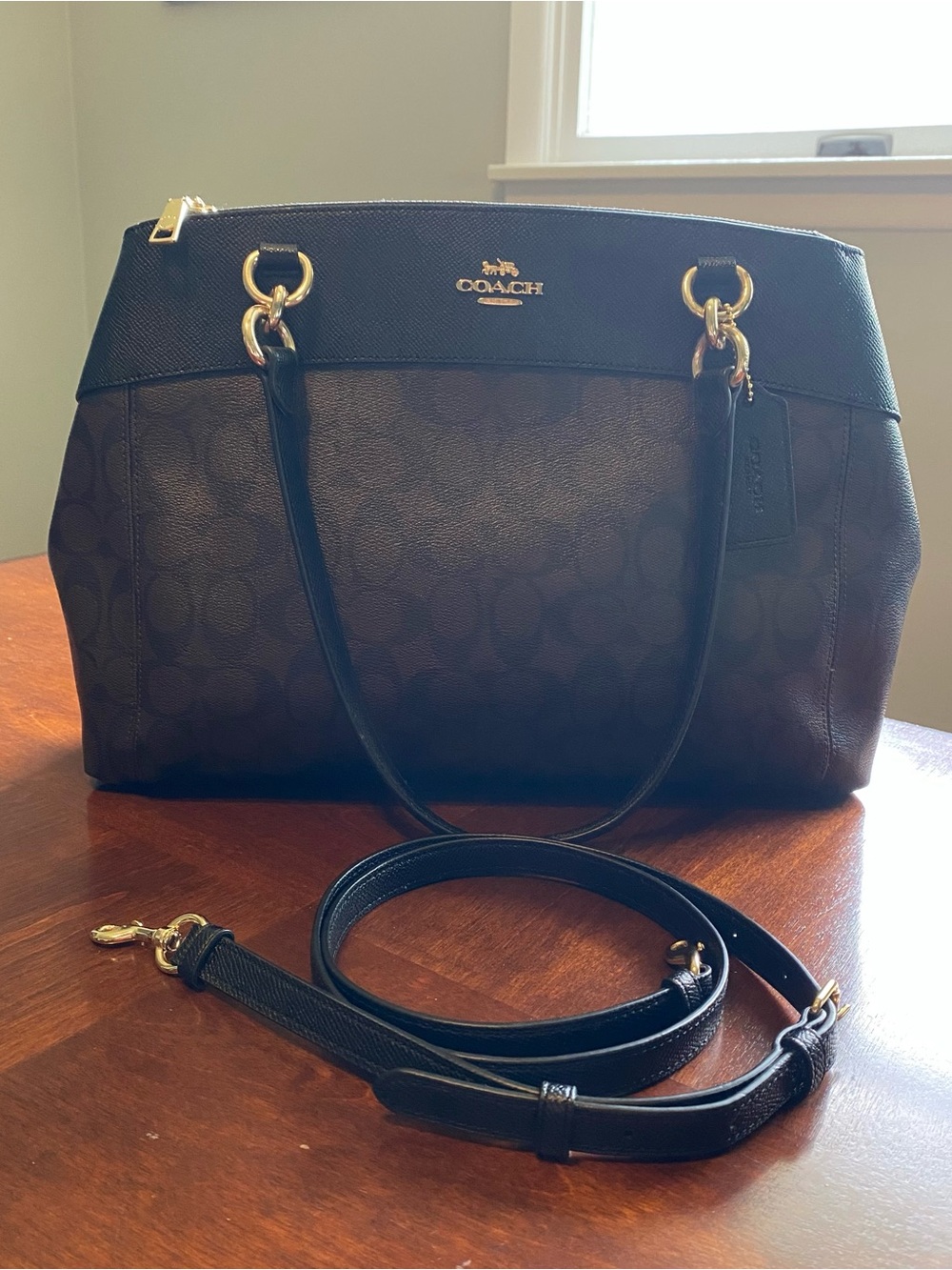 Coach Brooke Carryall Shoulder Bag with Removable Crossbody Strap Included